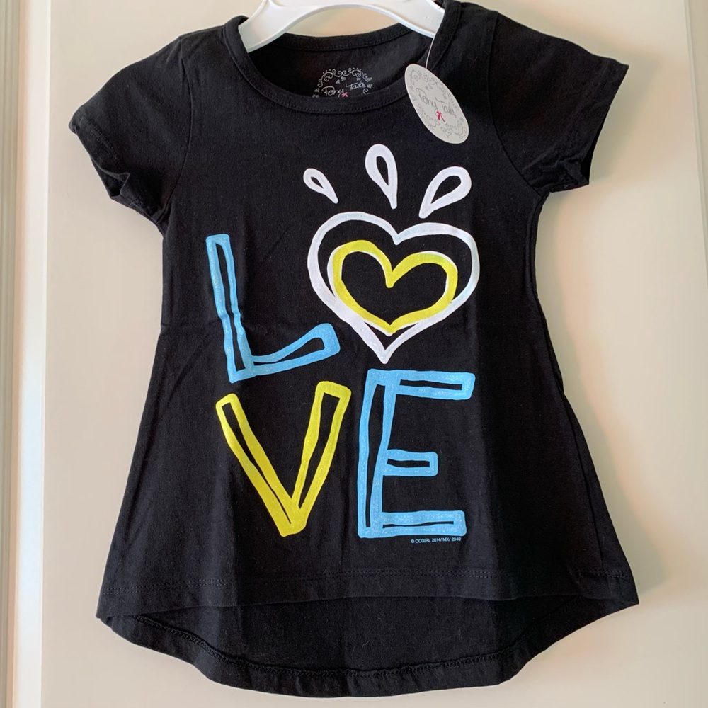 Pony Tails Black Graphic Tee